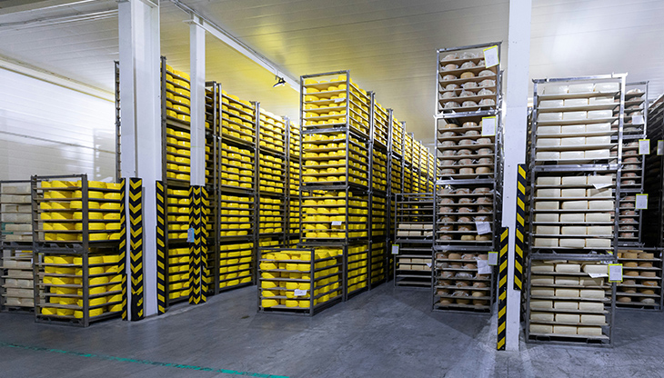 Office desks with computers