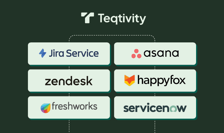 Office desks with computers