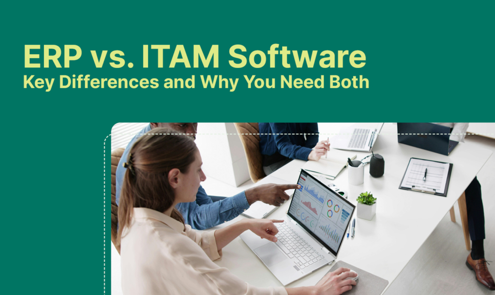 Office desks with computers