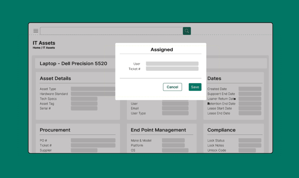 Office desks with computers