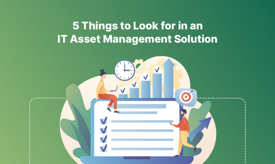 Office desks with computers