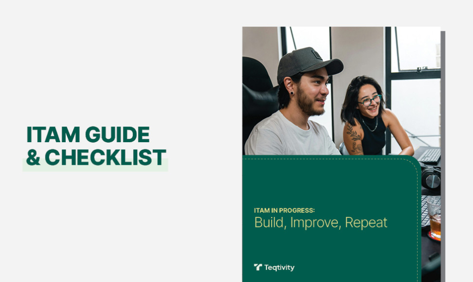 Office desks with computers