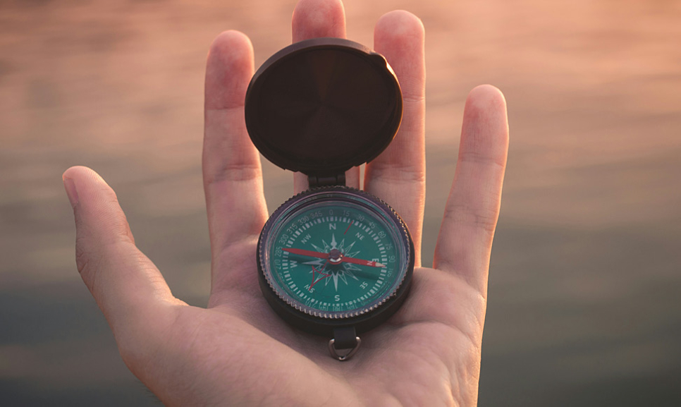 Office desks with computers