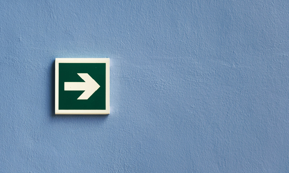 Office desks with computers