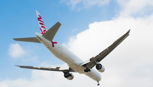 Office desks with computers