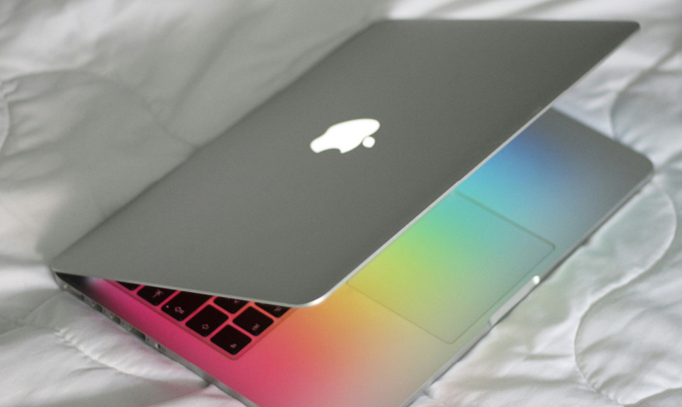 Office desks with computers