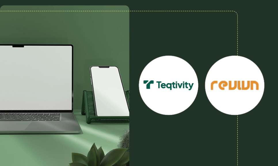 Office desks with computers