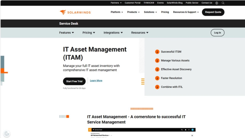 solarwinds-ITAM