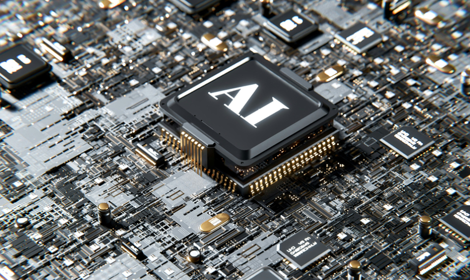 Office desks with computers