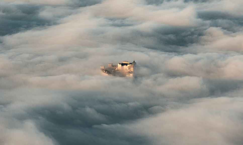 Office desks with computers