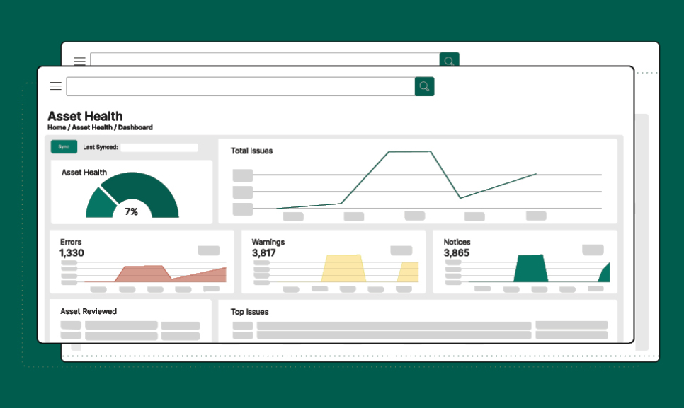 Office desks with computers